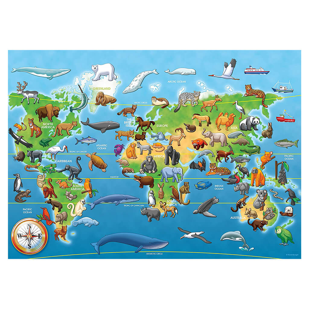 Playmobil: A Zoo Adventure Puzzle & Play 60 Piece Jigsaw Puzzle