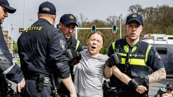 greta thunberg detained