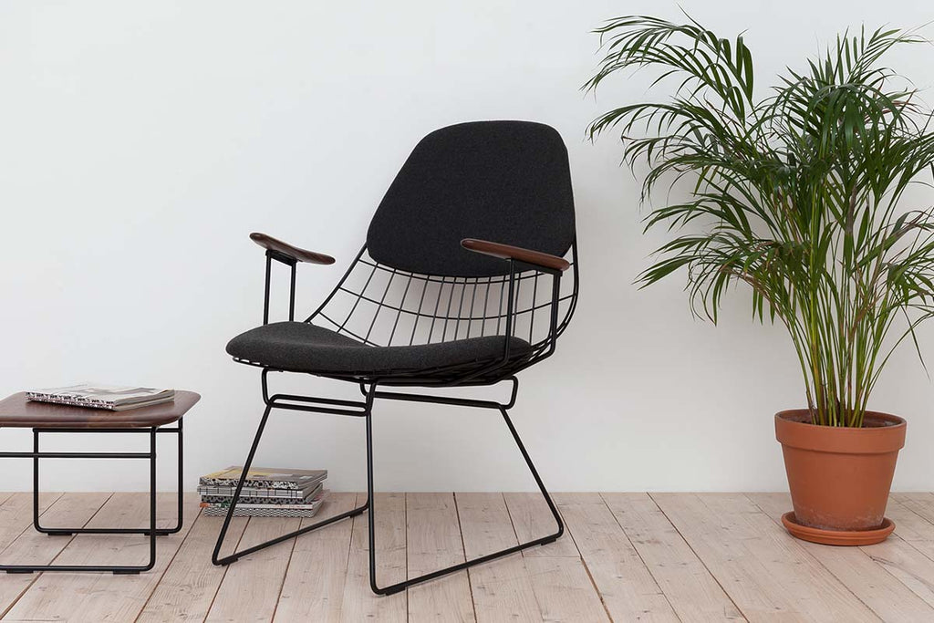 Metal Wire Lounge Armchair