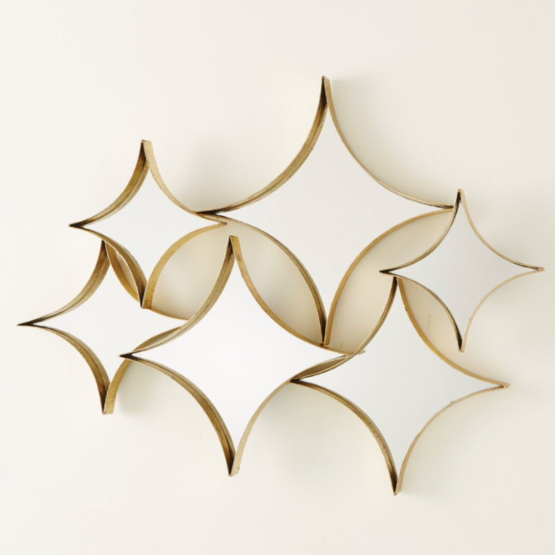 Stardust Mirror, 40"W x 34"H x 4"D