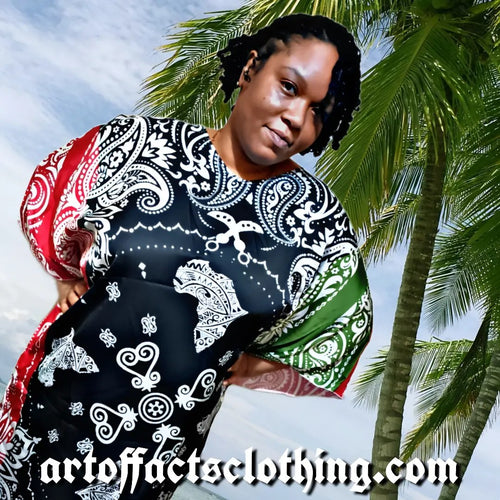 RBG Afrika Bandana Print Tee – Art of Facts Clothing Company