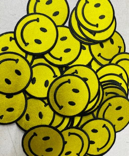 Derp Face Emoji Meme Iron On Embroidered Patch 