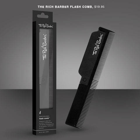 The Rich Barber Flash Comb, $19.95