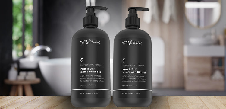 The Rich barber Pro Rich Shampoo and Conditioner Set
