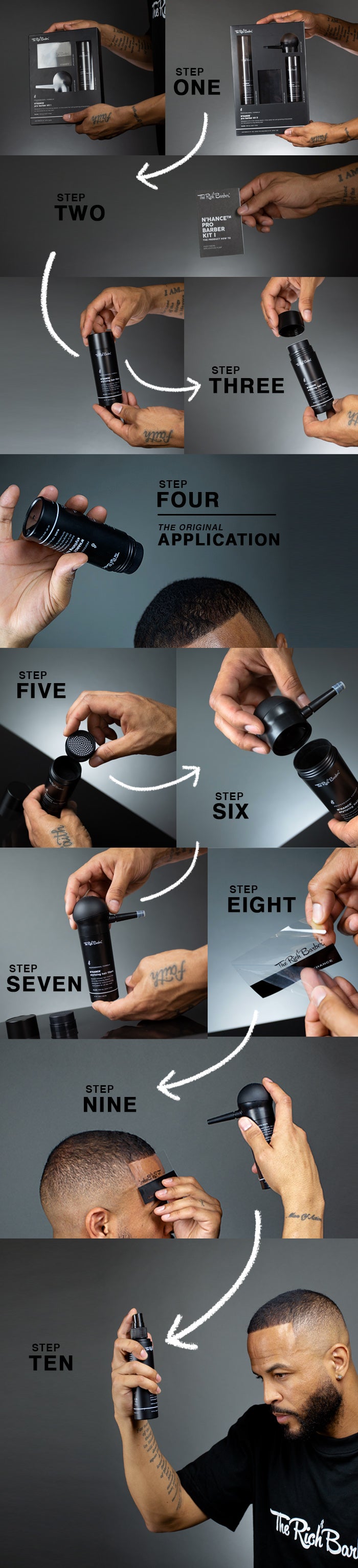 How to Assembly and Apply The Rich Barber N'hance Pro Barber Kit II