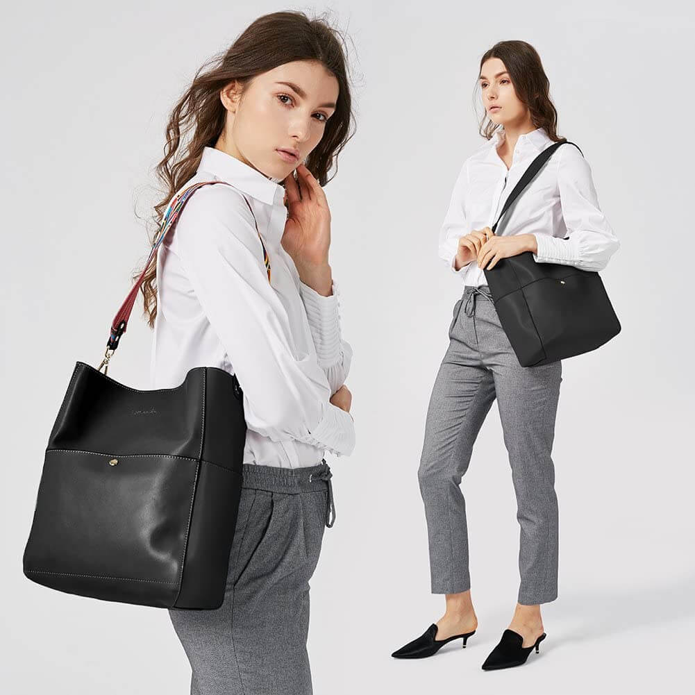 Nicole Leather Bucket Bag – popmoca