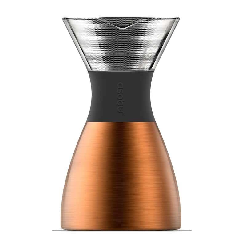 Kaffebrygger / Termokande Asobu Pour Over - Vælg farve - Sølv/sort