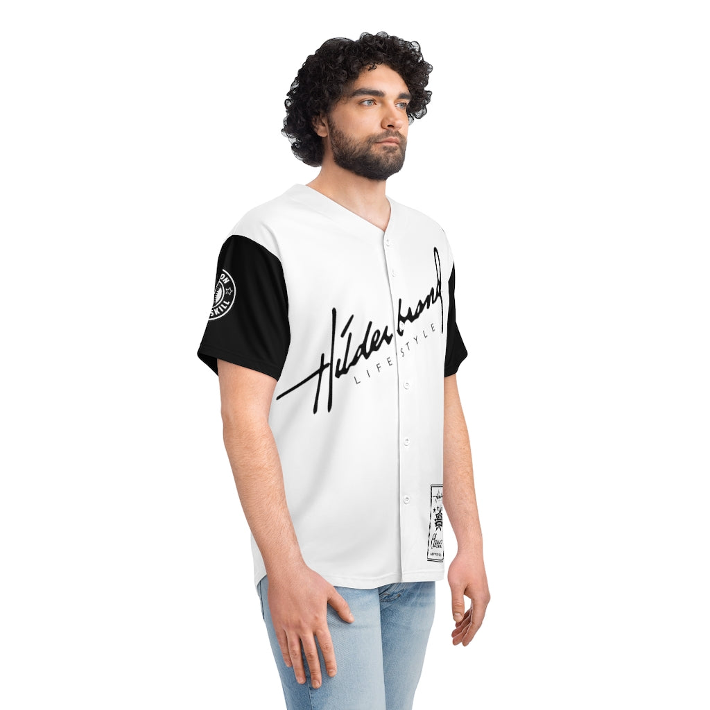 Printify Hilderbrand Lifestyle Signature Men's Baseball Jersey XL / Automatically Matched to Design Color