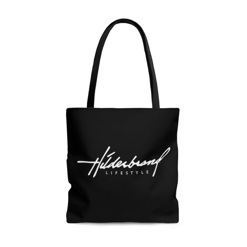 Hilderbrand Lifestyle Gold Link Tote Bag (Black)