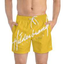 Load image into Gallery viewer, Hilderbrand Lifestyle Signature Swim Trunks (Mustard)
