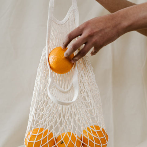 trendy mesh bag