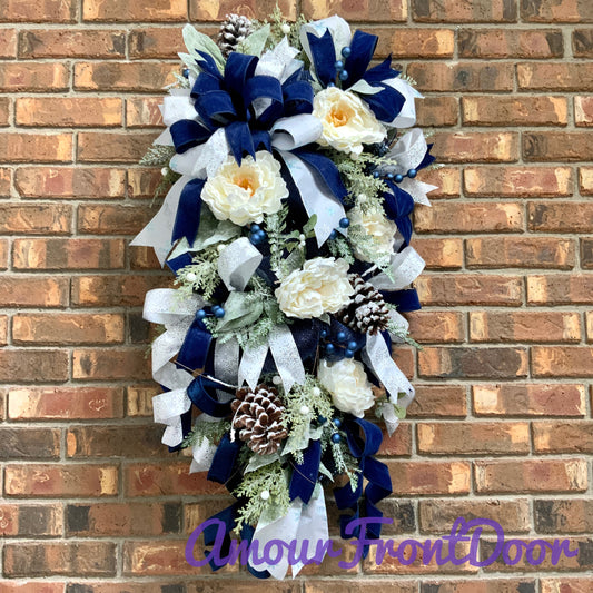 Mardi Gras Swag, Mardi Gras Wreath, Mardi Gras Door Hanger, Mardi Gras Door  Wreath, Mardi Gras Decorations, Mardi Gras Decor