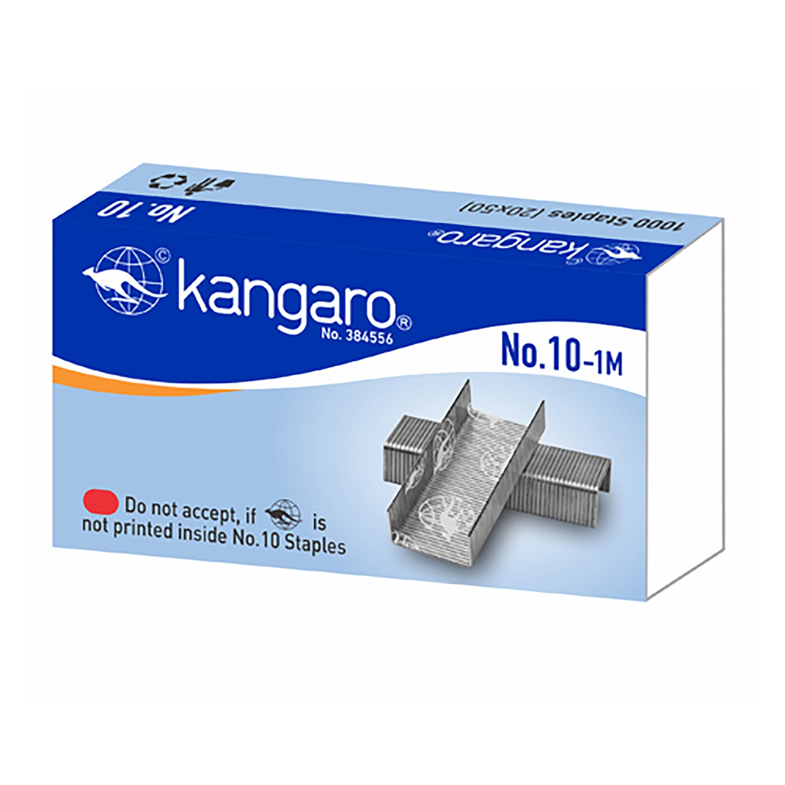 Kangaro Stapler Pins, No. 10, Pack of 20