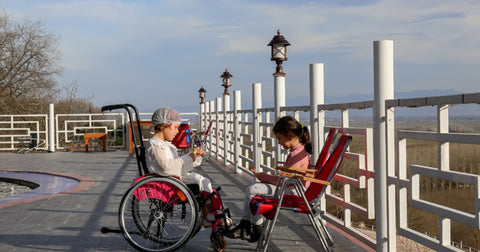 girl in wheelchair