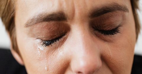 woman crying