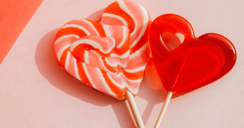 valentine lollipops