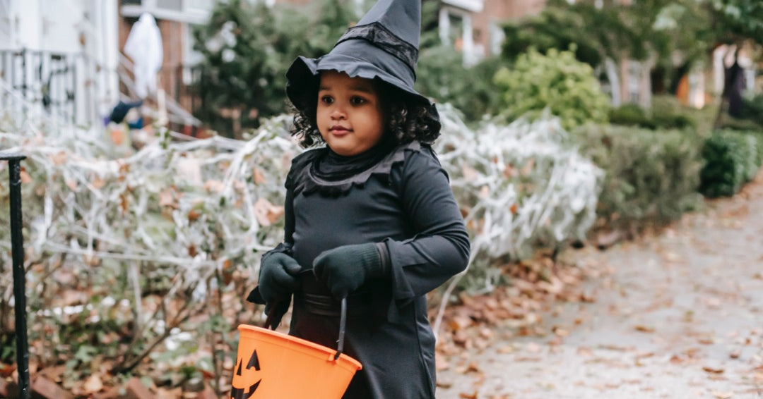 girl trick or treating