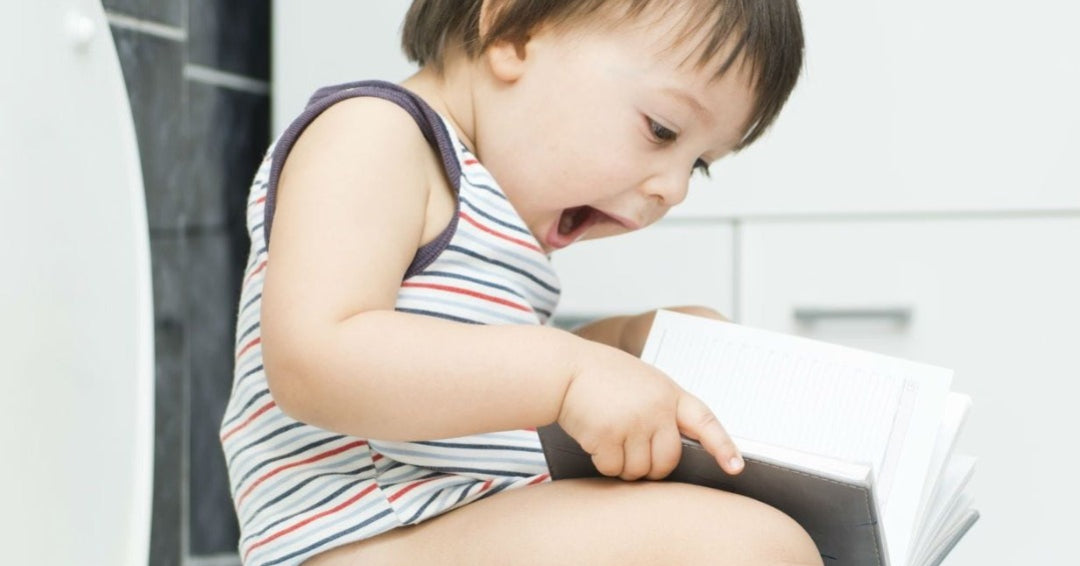 toddler on potty training