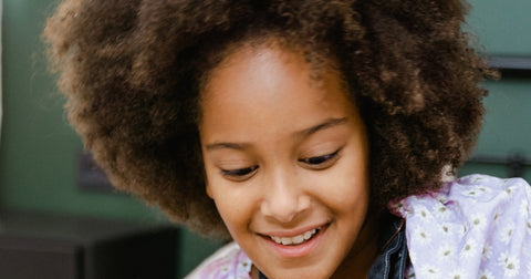 girl with afro