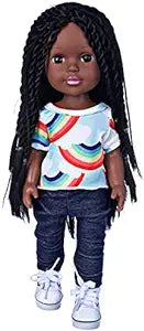 black doll with braids