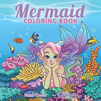 mermaid coloring book