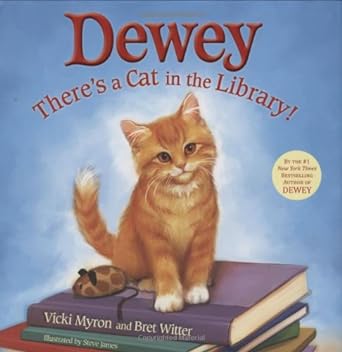 dewey there's a cat in the library