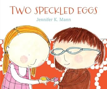 two speckled eggs