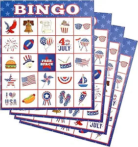 fourth of july bingo