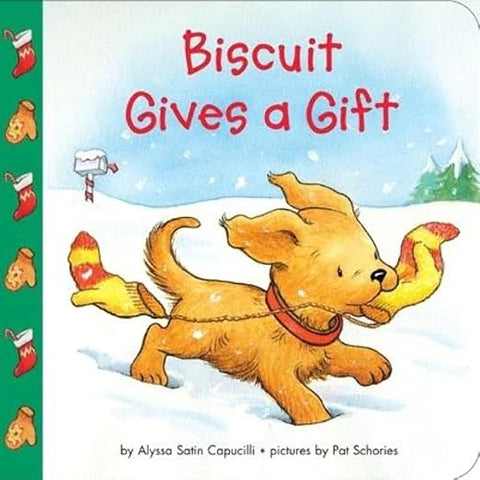 biscuit gives a gift