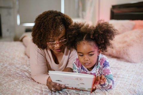 girl reading book