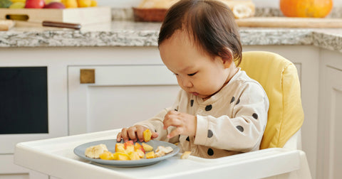 baby in high chair