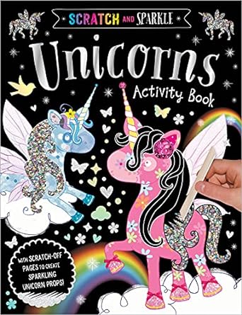 Scratch and Sparkle Unicorns Activity Book