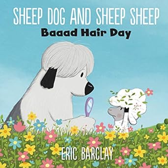 sheep dog and sheep sheep bad hair day
