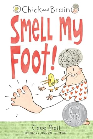 chick and brain smell my foot