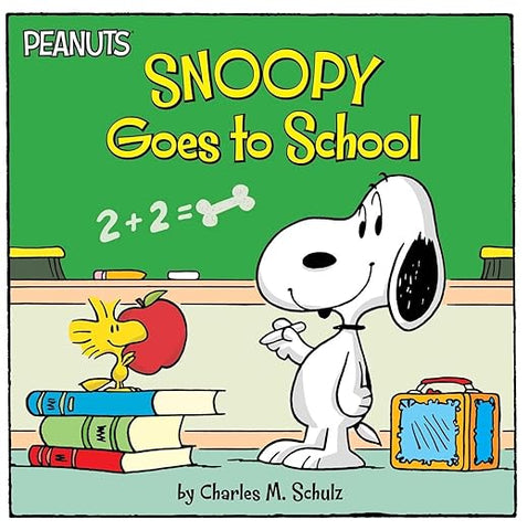 snoopy goes to school