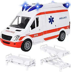 toy ambulance with lights and sound