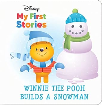 winnie the pooh builds a snowman