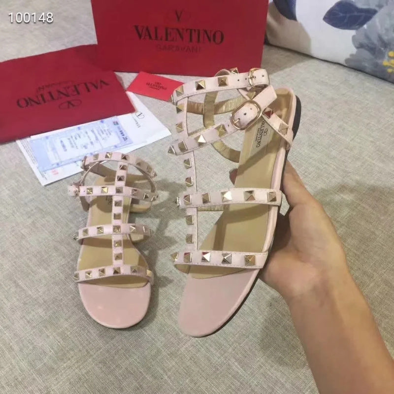 Valentino Flat bottom willow nail sandals