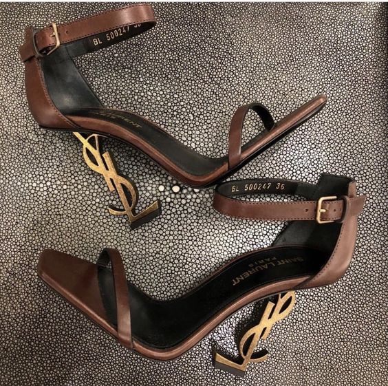 Saint Laurent YSL Logo Fashion classics Heel