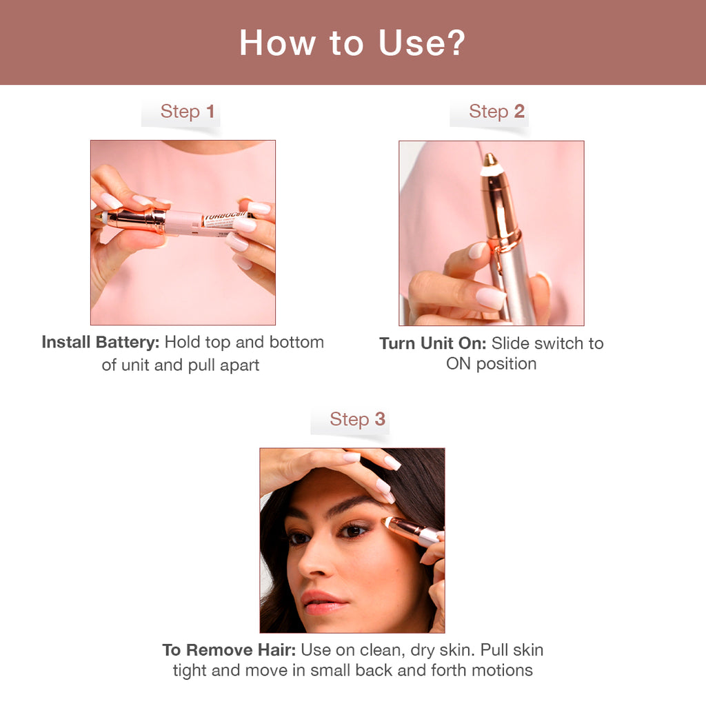 DEKIYANZ Professional Womens Flawless Brow Eyebrow Hair Remover Charging  Flawless RA 18 Trimmer 90 min Runtime 0 Length Settings Price in India   Buy DEKIYANZ Professional Womens Flawless Brow Eyebrow Hair Remover