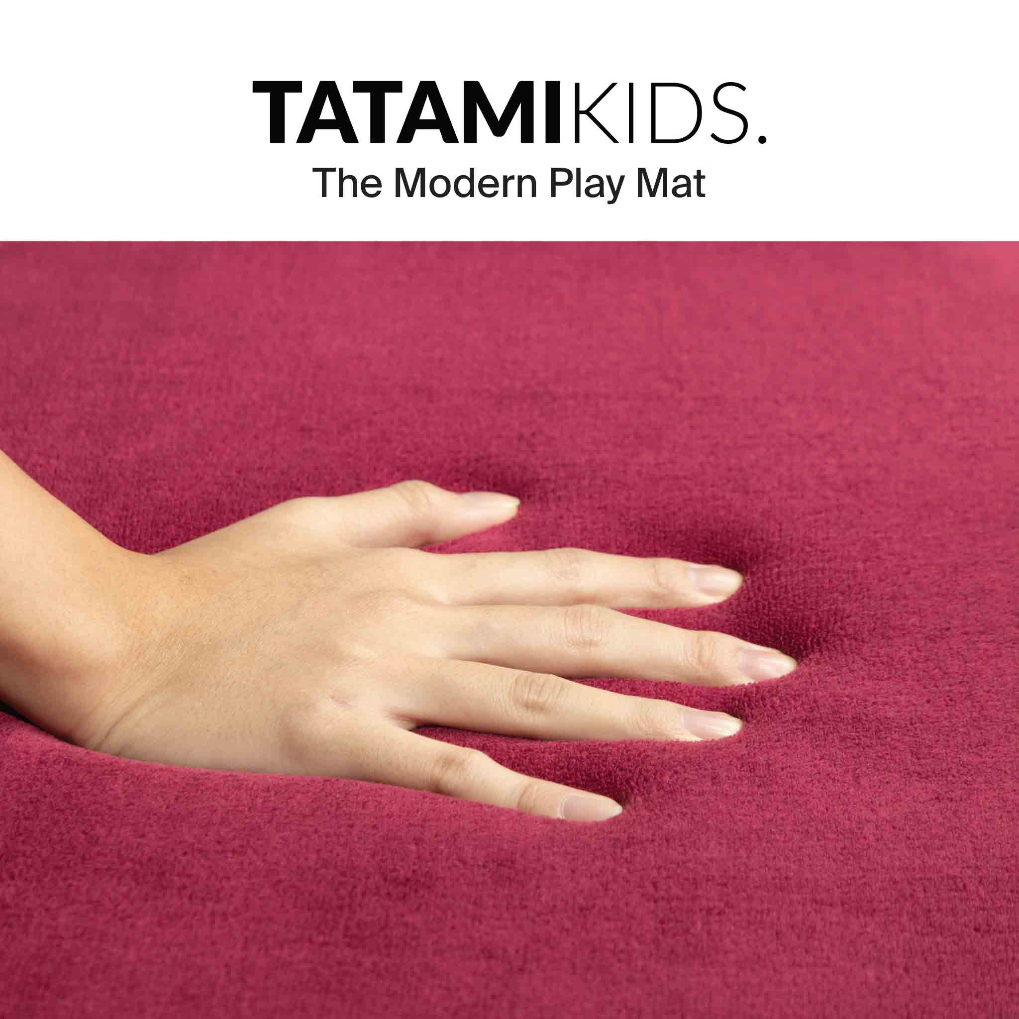 Tatami Kids: The Modern Play Mat - Pink Sapphire