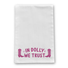In Dolly We Trust Tea Towel
