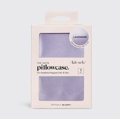 Kitsch Lavender Satin Pillowcase