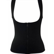 Load image into Gallery viewer, Women Waist Trainer Vest Tank Top With Zipper
