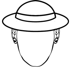 hats on oval face shape - hats for bald men