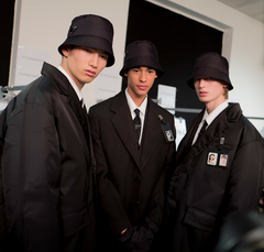 bald men wearing Bucket hats - hats for bald men