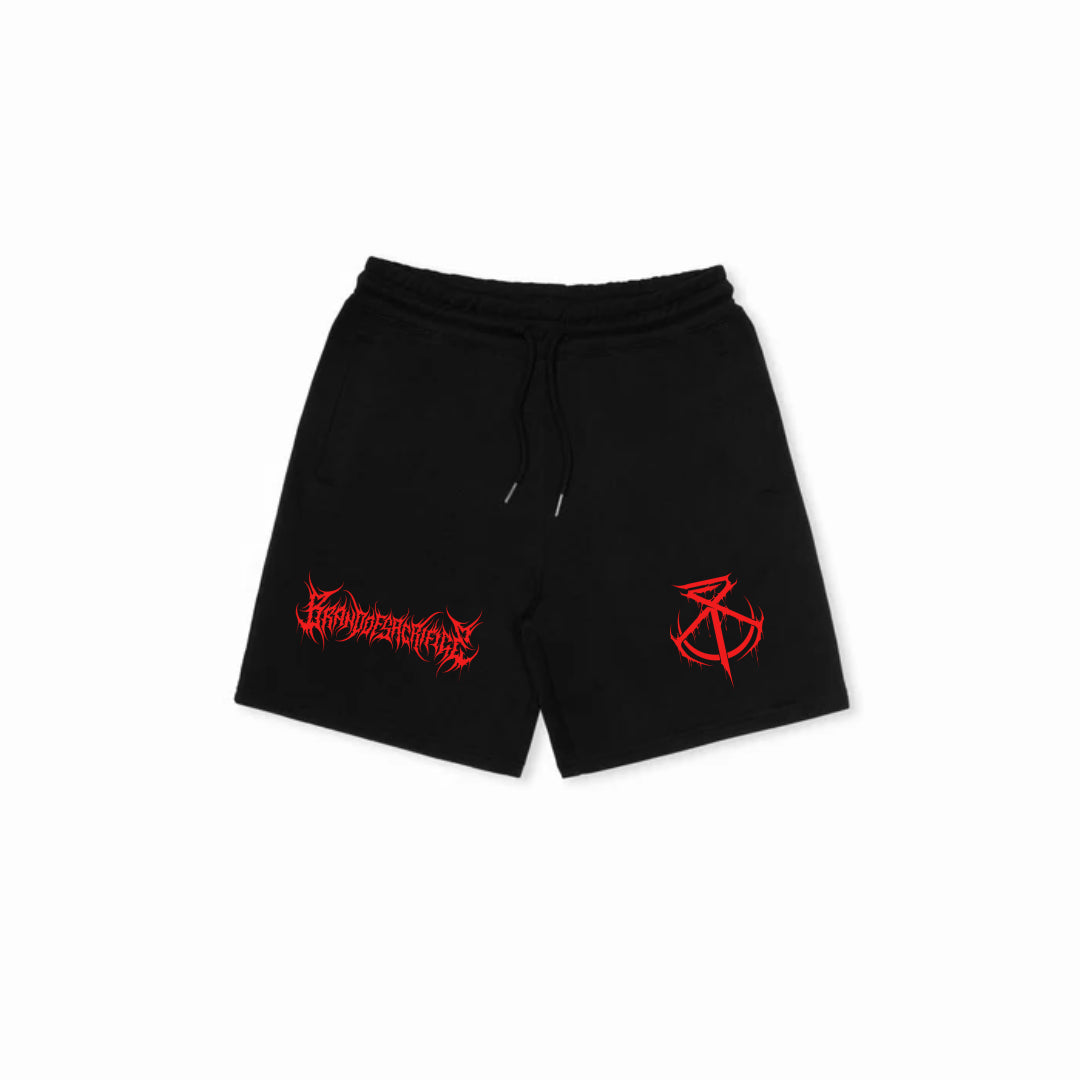 Sigil Black Cotton Stadium Shorts - BRAND OF SACRIFICE product image