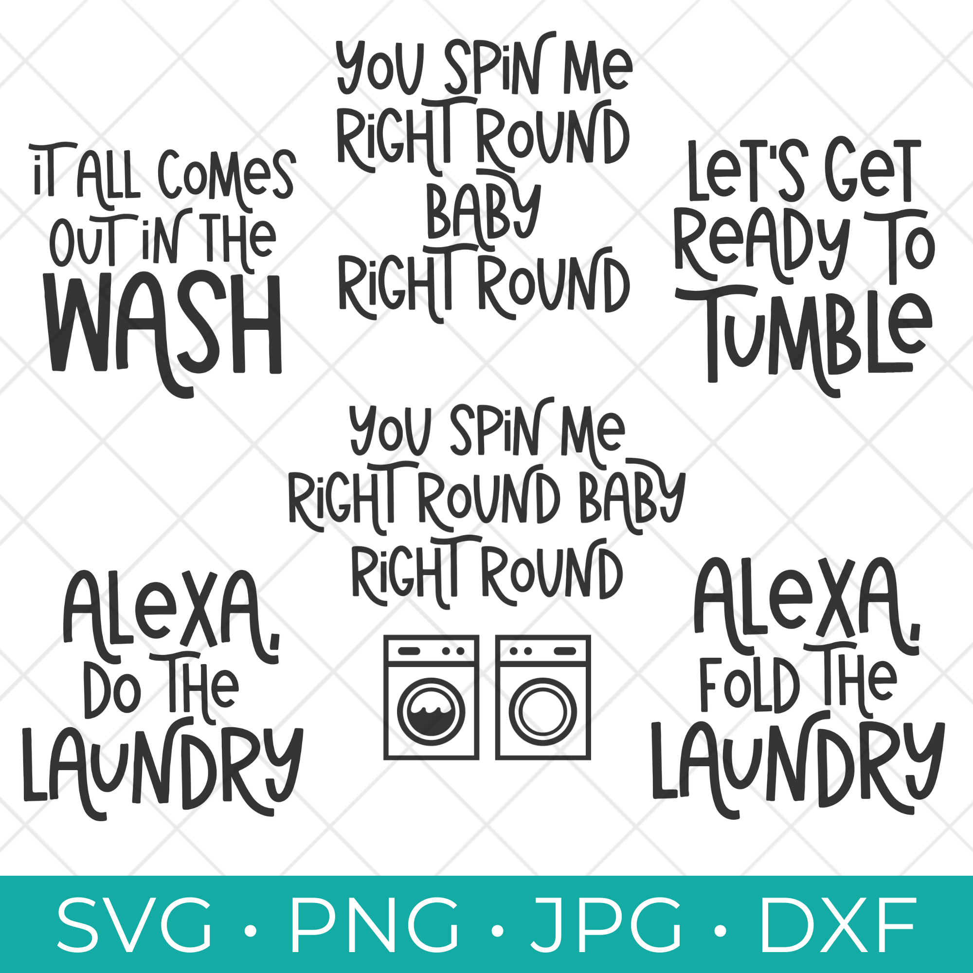 Download Laundry Room Svg Cut Files Happy Go Lucky