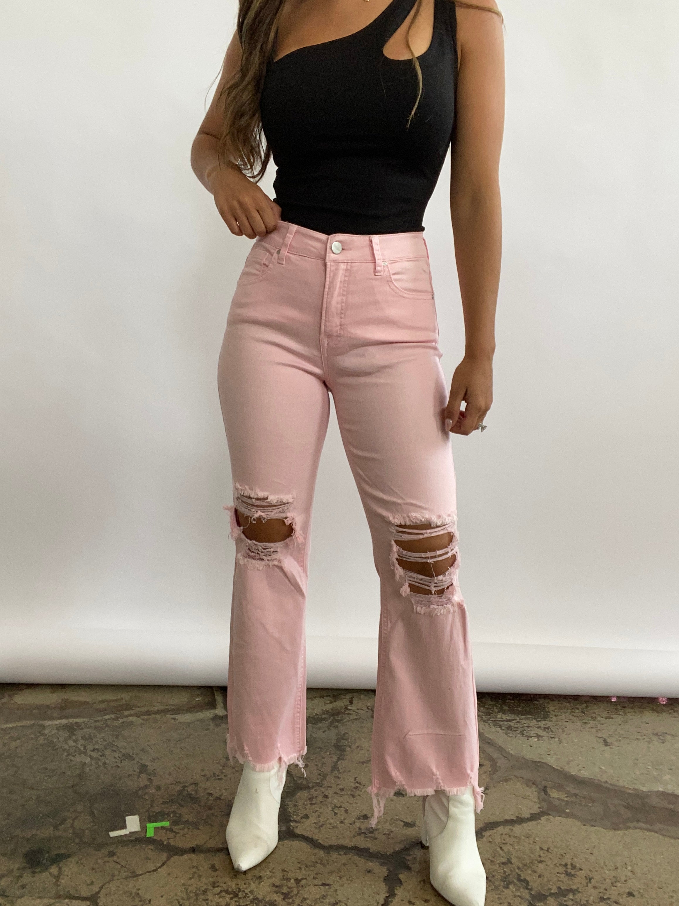 Cotton Candy Pink Wide Leg Pants – Willow Boutique