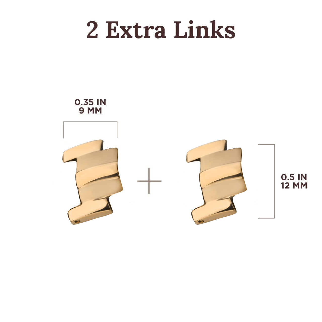 2 Extra Wide Links (087 model)
